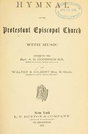 Cover of: Hymnal of the Protestant Episcopal church: with music