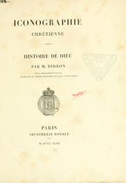 Cover of: Iconographie chrétienne: histoire de Dieu