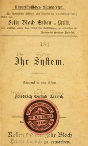 Cover of: Ihr System: Schwank in vier Akten