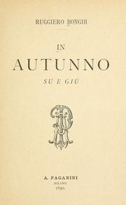 Cover of: In autunno: su e giù.