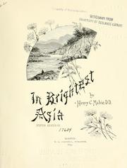Cover of: In brightest Asia by Henry Clay Mabie