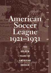 Cover of: The American Soccer League by Colin Jose