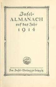 Cover of: Insel-almanach ... by 