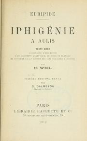 Cover of: Iphigénie à Aulis. by Euripides