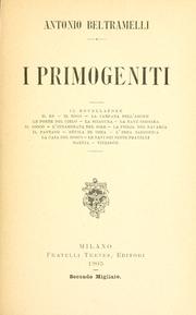 Cover of: primogeniti
