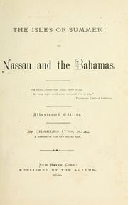 Cover of: The Isles of summer; or, Nassau and the Bahamas ... by Ives, Charles