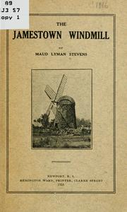 Cover of: The Jamestown windmill