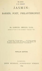 Cover of: Jasmin, barber, poet, philanthropist | Samuel Smiles