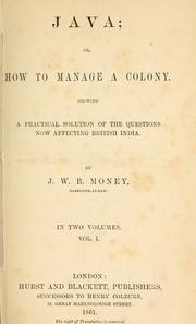 Cover of: Java by J. W. B. Money, J. W. B. Money