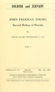 Cover of: John Freeman Young, second bishop of Florida