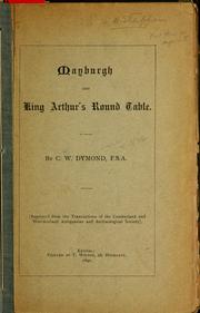 Cover of: Mayburgh and King Arthur's Round Table.