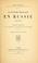 Cover of: La culture française en Russie (1700-1900)