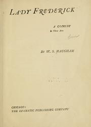 Cover of: Lady Frederick by William Somerset Maugham