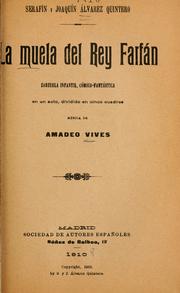 Cover of: muela del rey Farfán: zarzuela infantil, cómico-fantástica en un acto, dividido en cinco cuadros