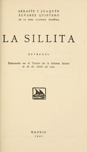Cover of: La sillita: entremés