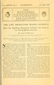 Cover of: The last Israelitish blood sacrifice by John D. Whiting