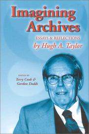 Cover of: Imagining archives | Hugh A. Taylor