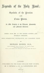 Cover of: Legends of the holy rood | Morris, Richard