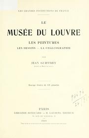 Cover of: musée du Louvre: les peintures, les dessins, la chalcographie.