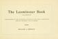 Cover of: The Leominster book, illustrated