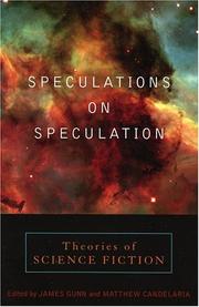 Cover of: Speculations on speculation by edited by James Gunn, Matthew Candelaria.