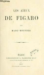 Cover of: aïeux de Figaro