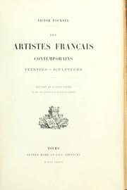 Les artistes français contemporains by Victor Fournel