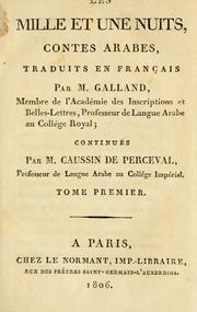 Cover of: Les mille et une nuits by traduits en français par M. Galland, continués par M. Caussin de Perceval.