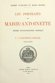 Les portraits de Marie-Antoinette by Albert Vuaflart