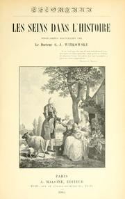 Cover of: Les seins dans l'histoire