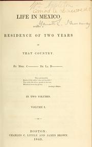 Cover of: Life in Mexico by Frances Erskine Inglis, Frances Erskine Inglis