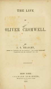 Cover of: The life of Oliver Cromwell.