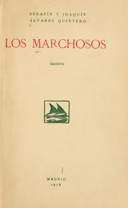 Cover of: Los marchosos: sainete