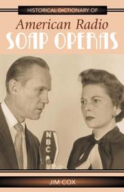 Cover of: Historical dictionary of American radio soap operas