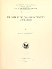 Cover of: The lower Eocene floras of southeastern North America | Berry, Edward Wilber
