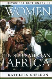 Cover of: Historical Dictionary of Women in Sub-Saharan Africa (Historical Dictionaries of Women in the World) by 
