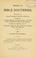 Cover of: Manual of Bible doctrines