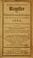Cover of: The Massachusetts register and United States calendar for the year of our Lord ...