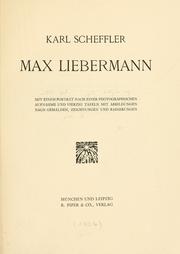Max Liebermann by Karl Scheffler