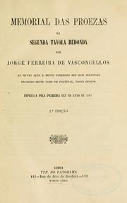 Cover of: Memorial das proezas da segunda tavola redonda by Jorge Ferreira de Vasconcelos