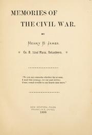 Cover of: Memories of the civil war.