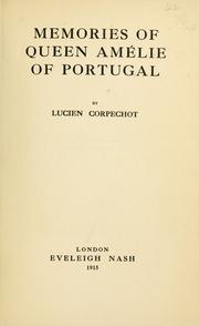 Cover of: Memories of Queen Amélie of Portugal.