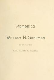 Memories of William N. Sherman by Harris R. Greene