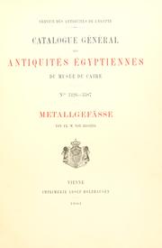 Cover of: Metallgefässe