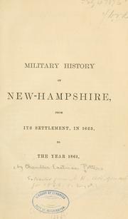 Cover of: Military history of N.H.