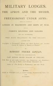 Cover of: Military lodges. by Robert Freke Gould