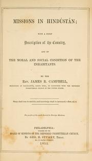 Cover of: Missions in Hindústán: with a brief description of the country, and of the moral and social condition of the inhabitants