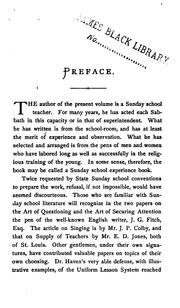 The Sunday school hand-book by Erwin House