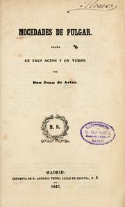 Cover of: Mocedades de Pulgar: drama en tres actos y en verso