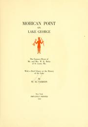 Cover of: Mohican point on lake George